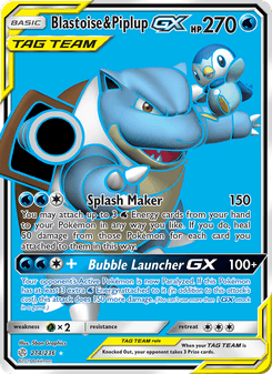 Blastoise & Piplup GX