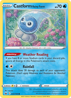 Castform Rainy Form