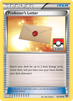 Professor's Letter